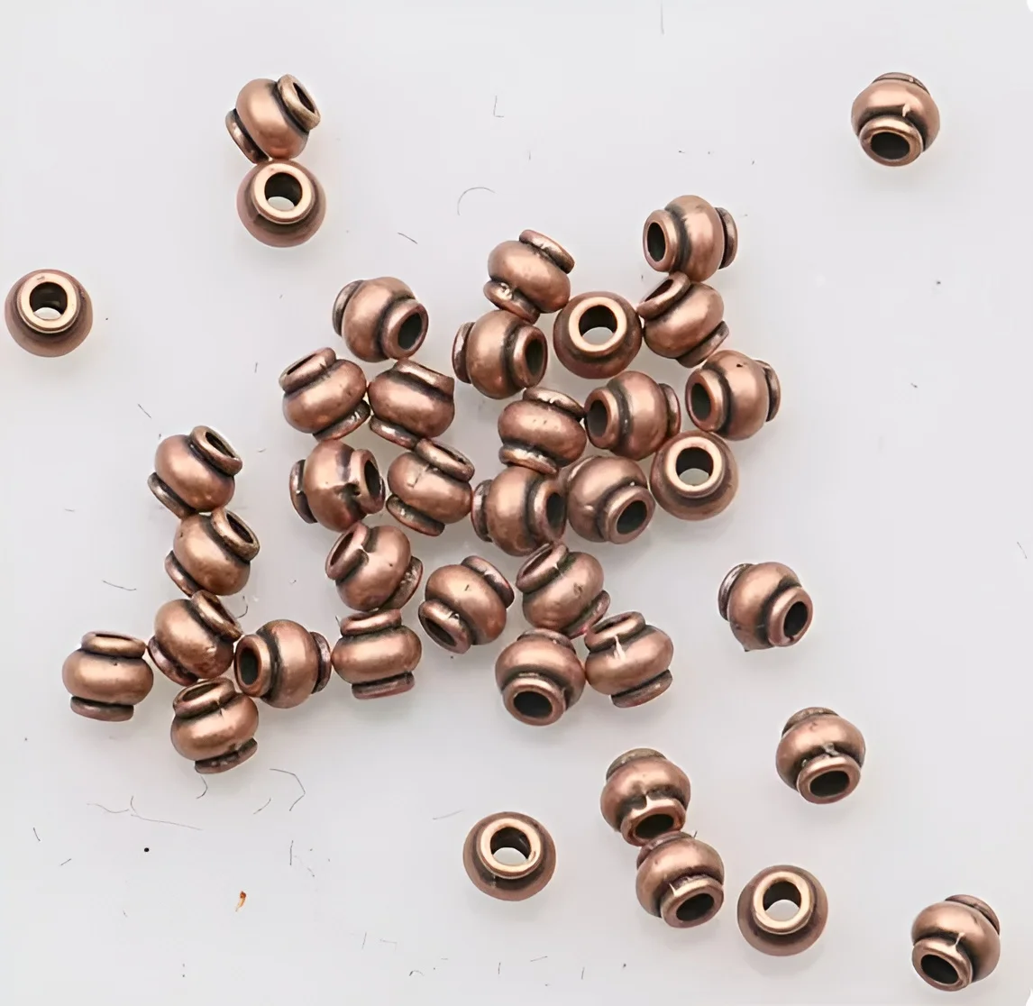 

80pcs 4mm, hole1.8mm Alloy matel lantern spacer beads HWH0374