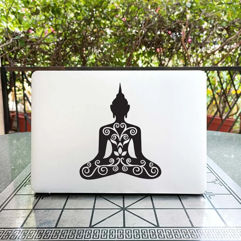 Meditative Sage Creative Vinyl Decal Laptop Sticker for MacBook Sticker Air Retina Pro 14 16 Mac Cover Skin iPad Notebook Decor