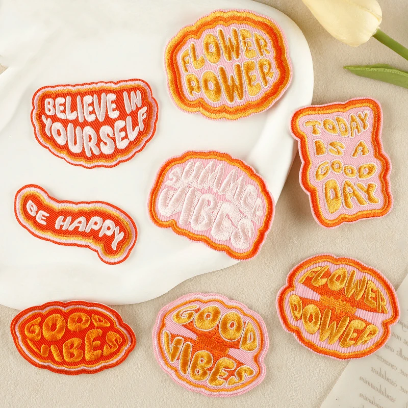 

Нашивки для шитья с буквами, нашивка для вышивки, железный значок для сумки, аксессуары для одежды, сделай сам, хит продаж, ткань