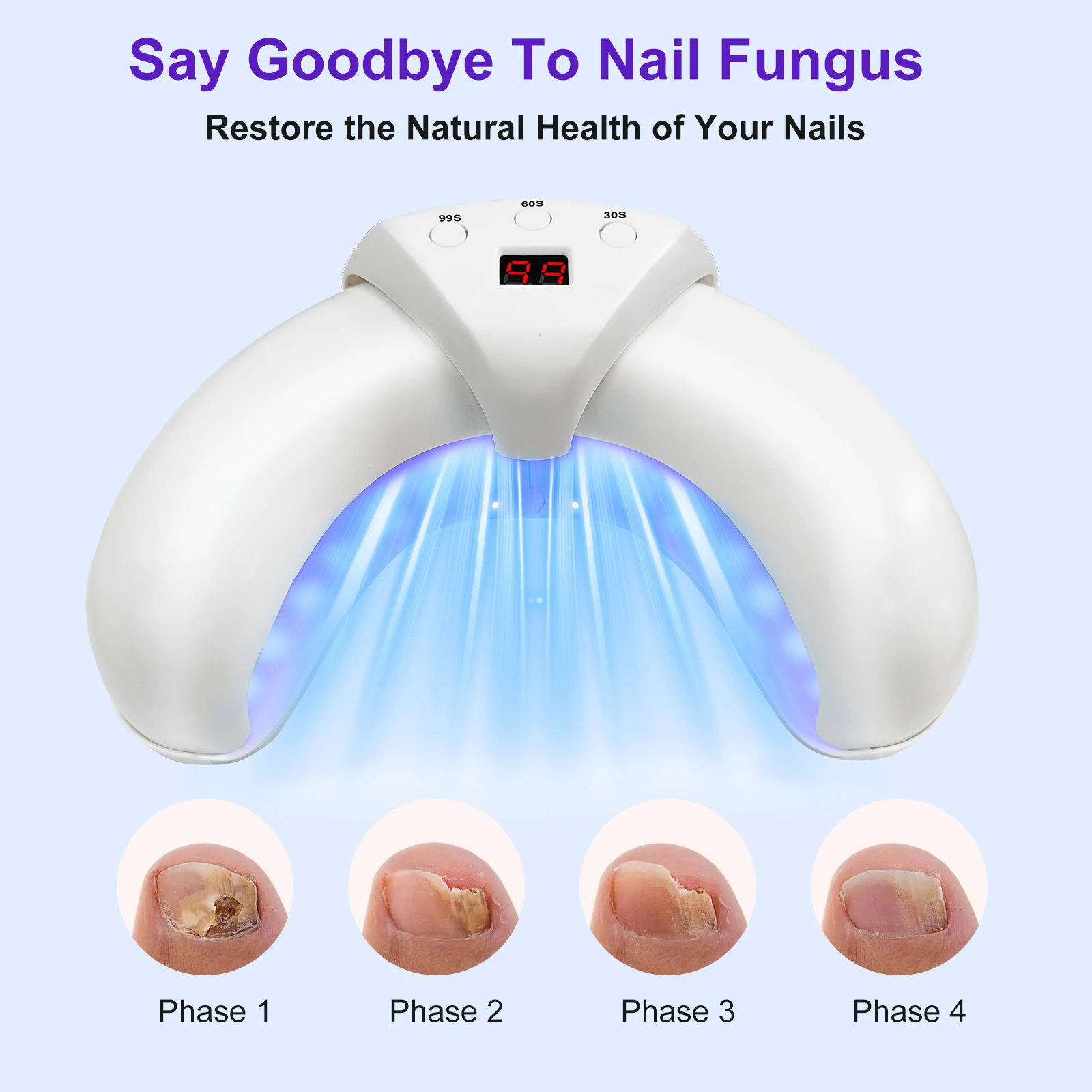

Frovab Toenail Fungus Laser Treatment Device Safe Effective Anti Fungal Machine for Onychomycosis Discolored Thick Nails Repair