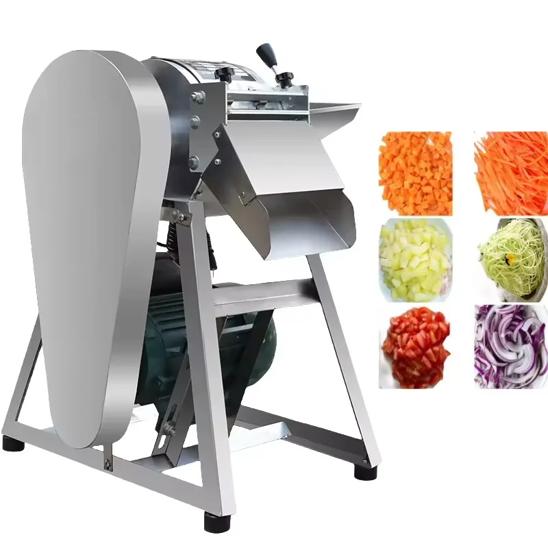 

Commercial Vegetable Cutter Slicing Shredding Fruit Chips Chopper Carrot Onion Potato Slicer Machine