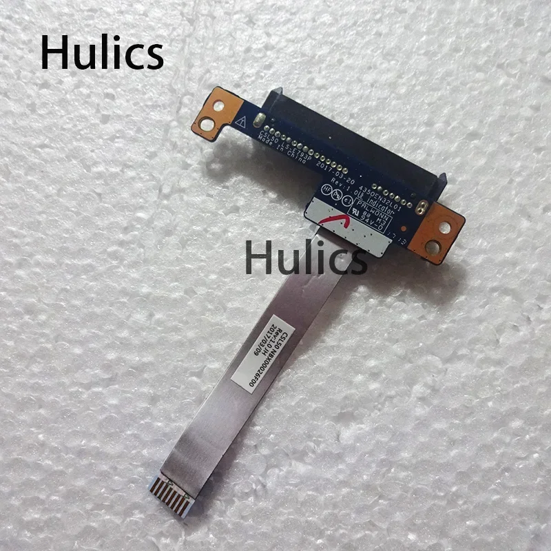 

Hulics Used For HP Pavilion 15-bs 15T-BR 15Z-BW 250 G6 255 CSL50 LS-E793P 4350EN32L01 SATA Hard Drive HDD Connector Flex
