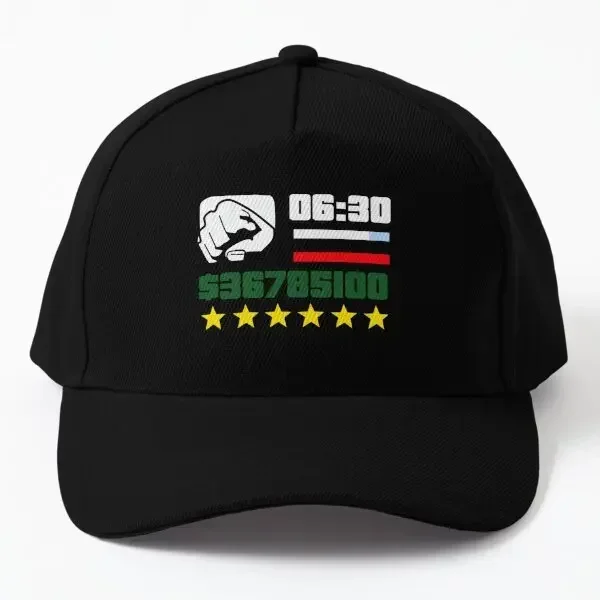 

Gta San Andreas Status Baseball Cap Hat Fish Casquette Mens Outdoor Printed Summer Boys Black Czapka Sun Spring Snapback