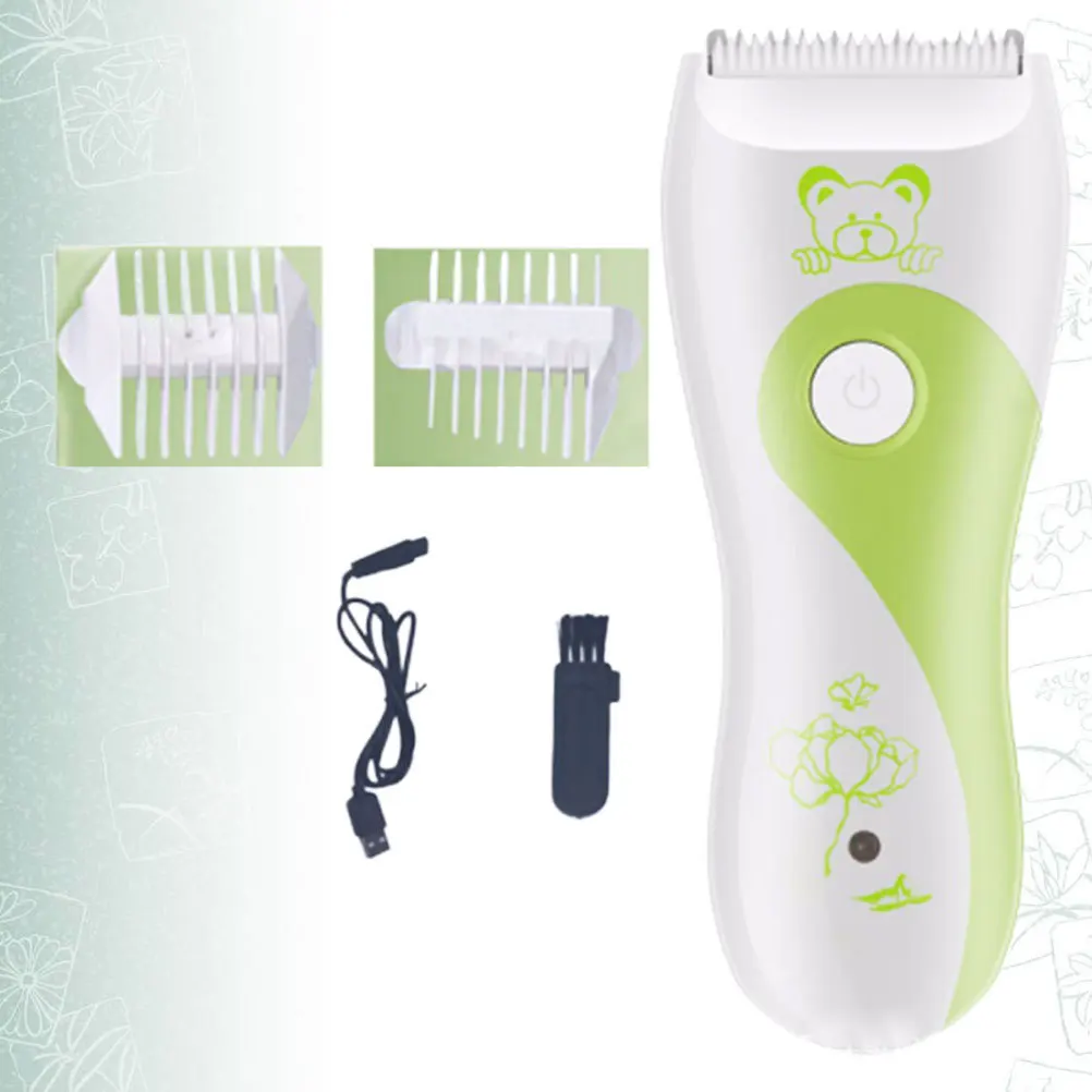 

1Set Kids Electric Hair Trimmer Safe Silent Razor for Baby No Pulling Ergonomic Design Low Noise