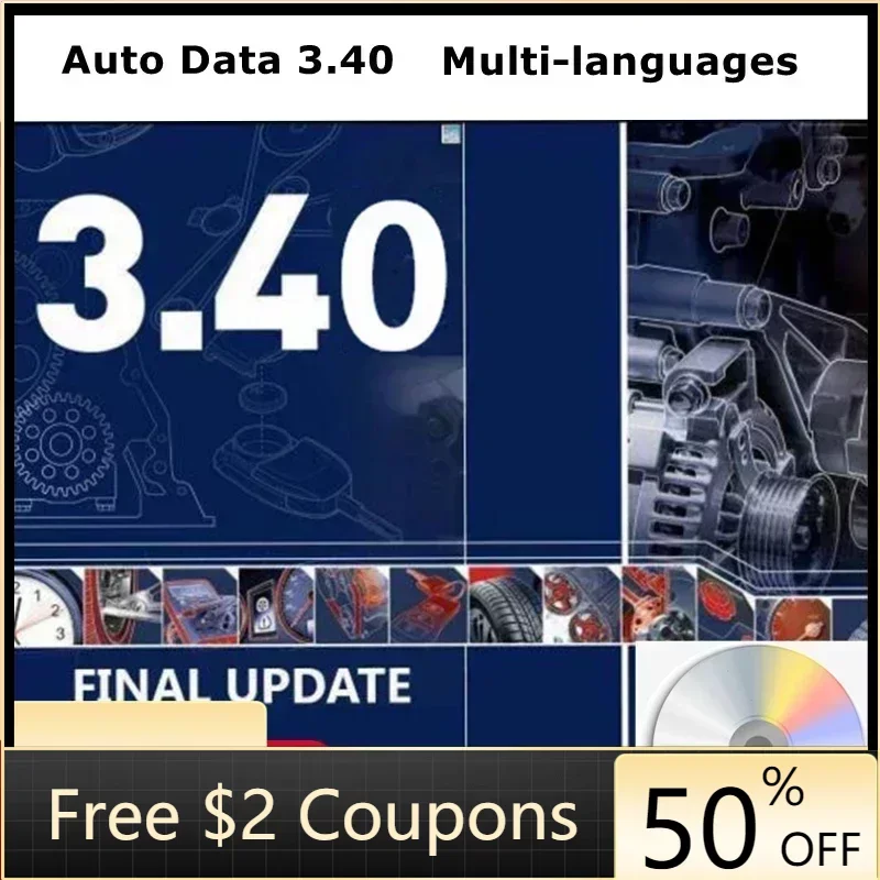 2024 Auto Repair Software Auto data 3.40 Spanish Multi-languages Automotive Car Repair Tool Software support more Europe model