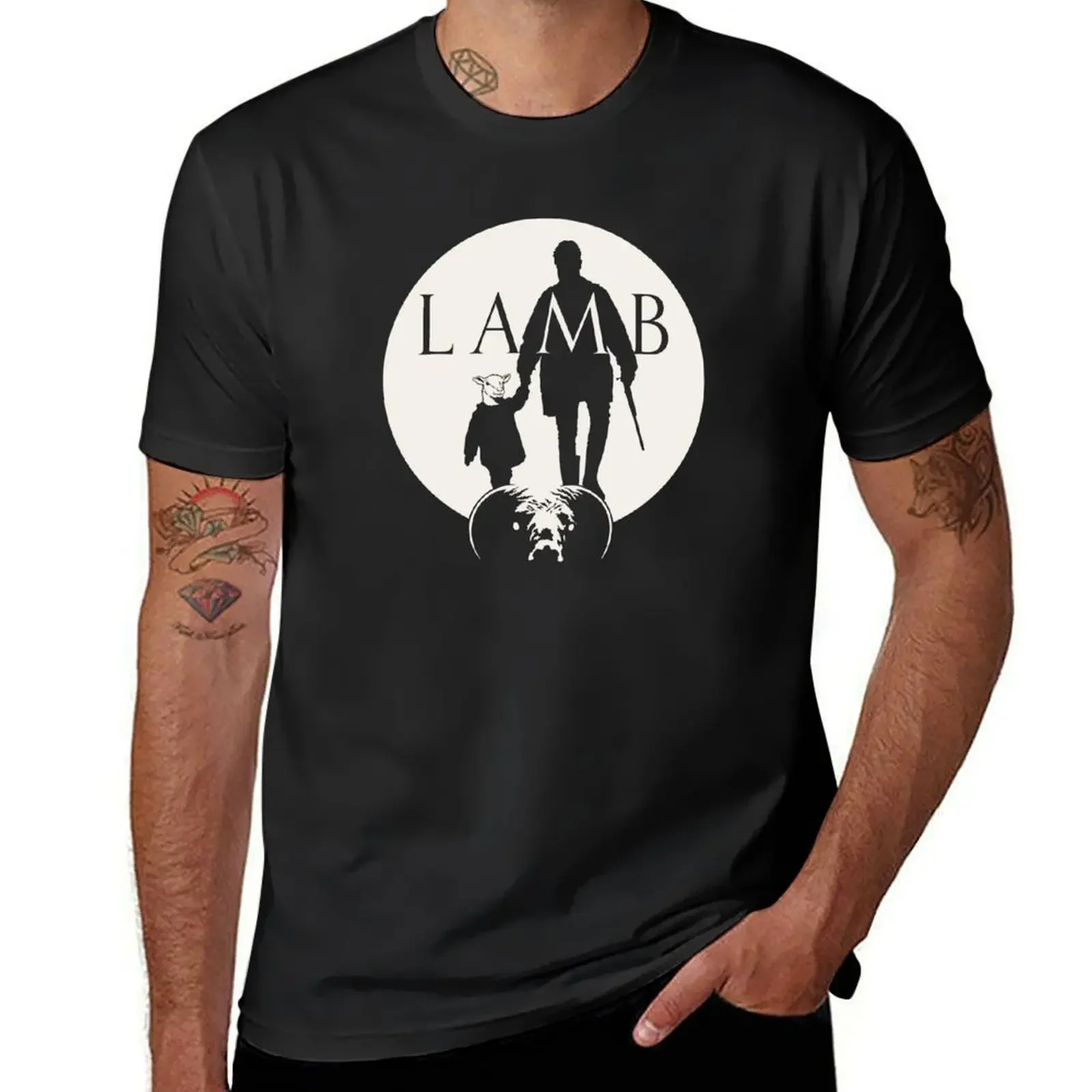 Lamb movie a24 T-Shirt tees blue archive plus size tops t shirts for men graphic