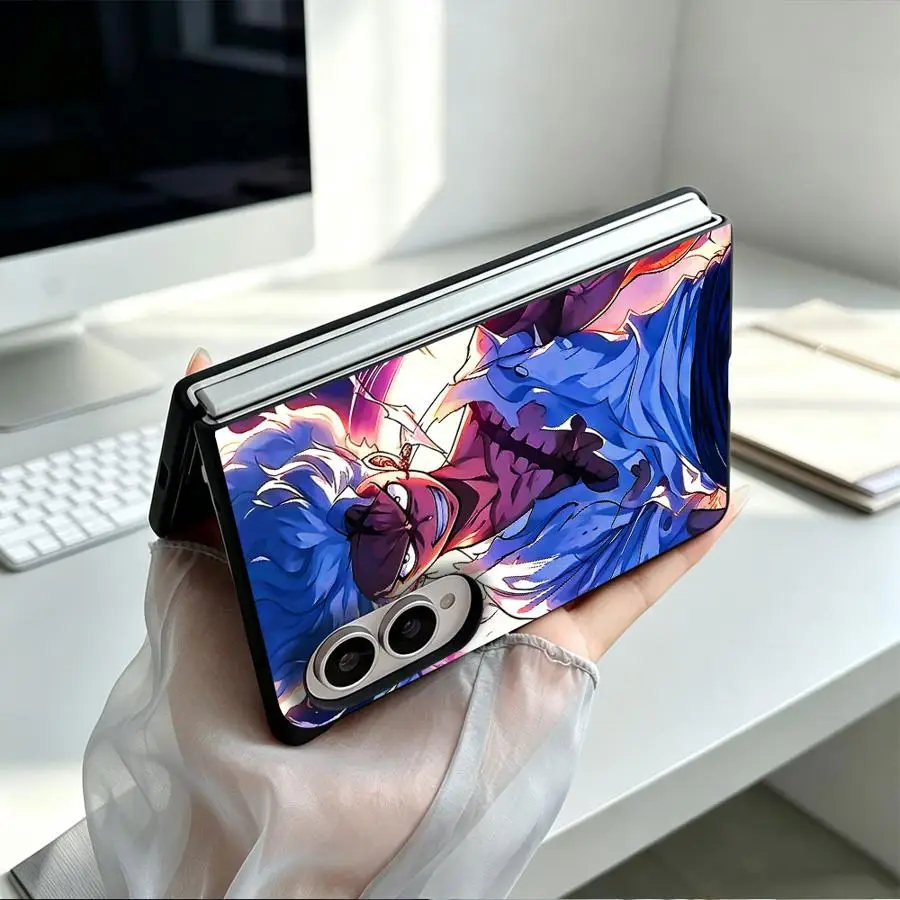 One Piece Advanced Luffy Case for Samsung Galaxy Z Fold 8 ZFold8 Z Fold8 Wide ZFold Wide Luxury Phone Cover