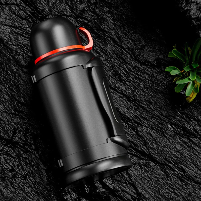 GIANXI Outdoor Thermos Large Capacity Stainless Steel Bottle Vacuum Flasks Portable Leakage-proof Travel Hiking Thermos Bottle