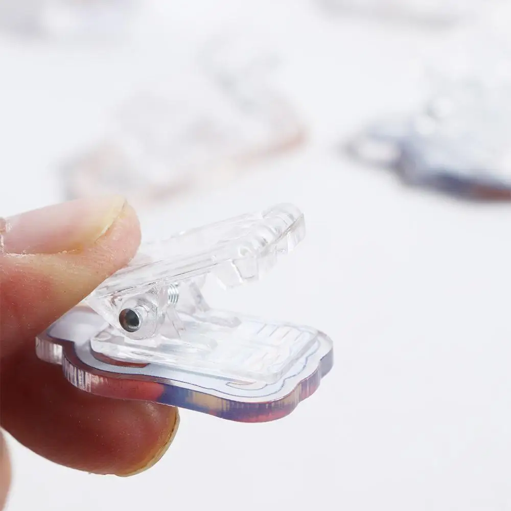 Bindende School Briefpapier Index Klem Bindmiddel Clip Brief Clip Transparante Clip Paperclip Snacks Afdichting Clip Bindmiddel Clips