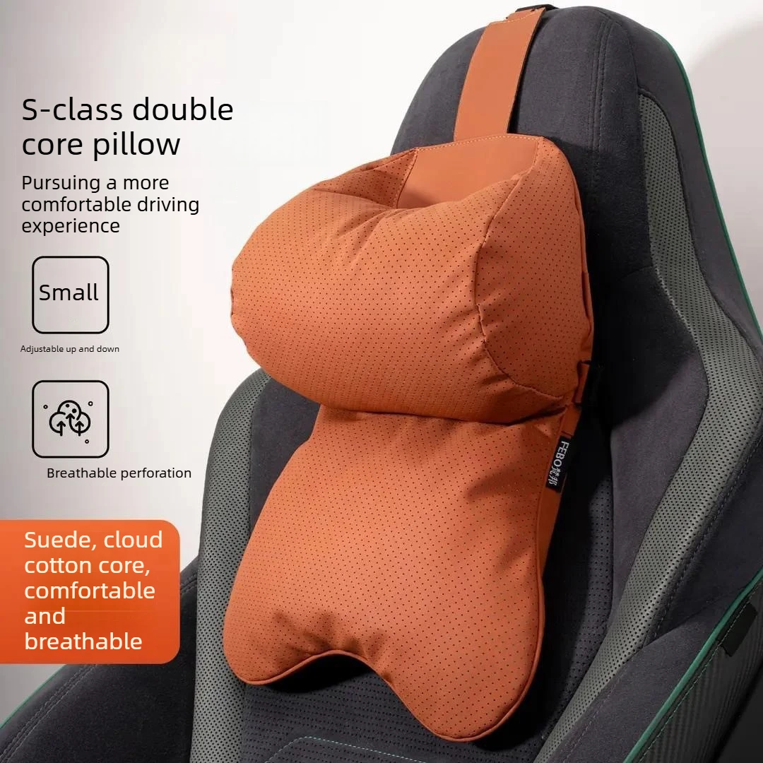 

Dual Core Headrest Neck Pillow Car Seat Stable Neck and Waist Sit Long Without Fatigue Double-layer Comfortable Headrest