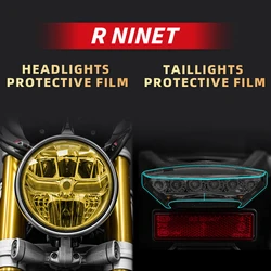 Used For BMW R NineT Protection Motorcycle Lamp The High Quality TPU Material A Set Of Headlight And Taillight Transparent Film