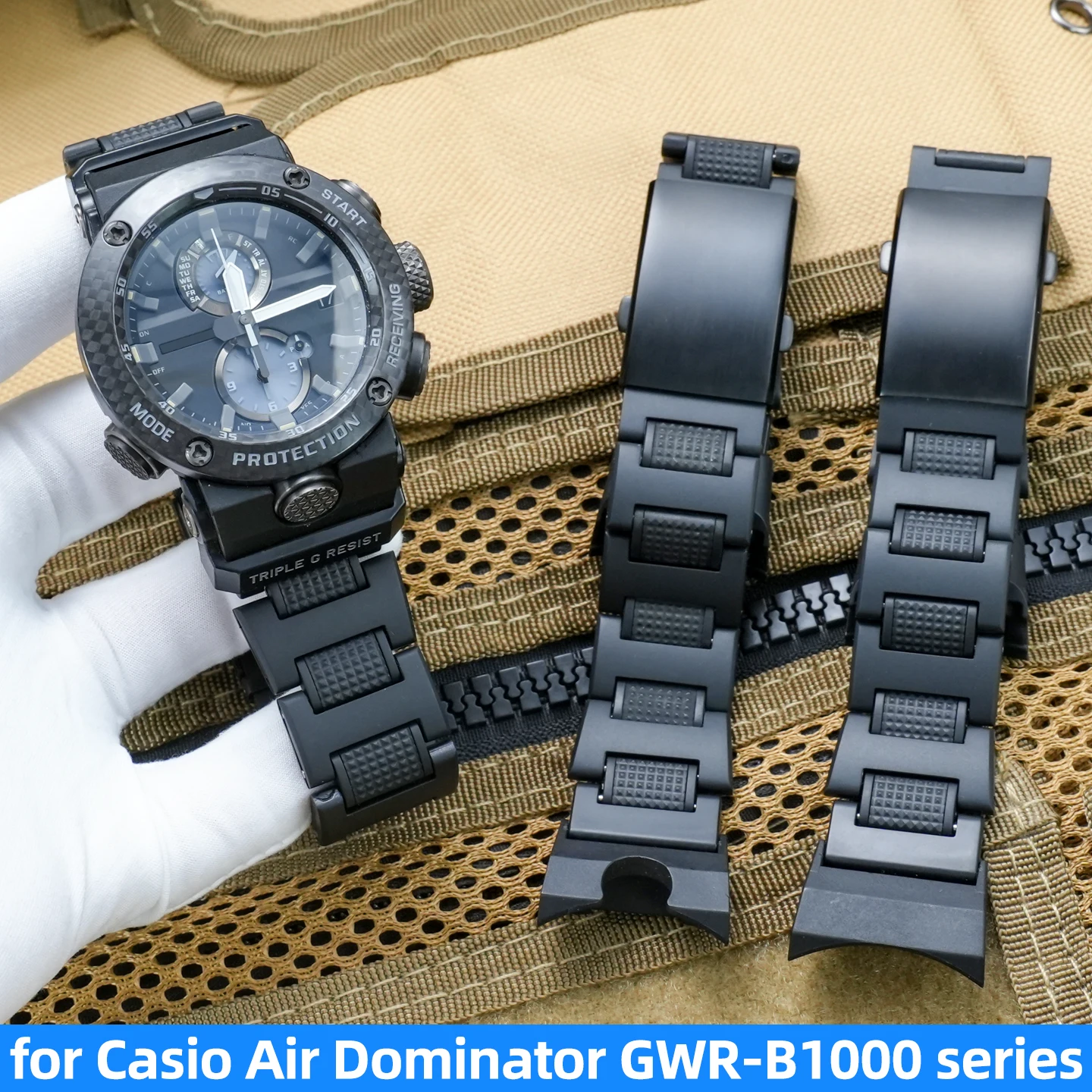 

Для Casio G-WR-B1000: легкий пластиковый стальной ремешок для спортивных часов, аксессуары для модификации часов