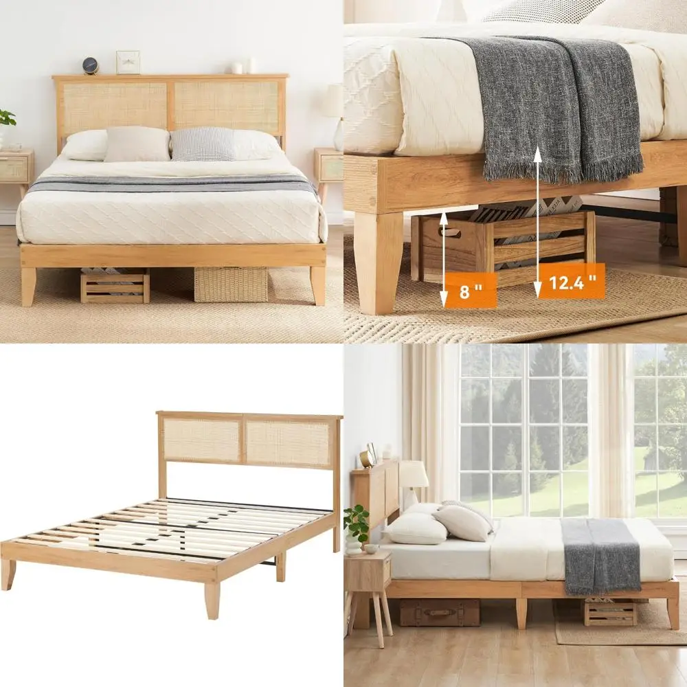 Full Size Rattan Be…