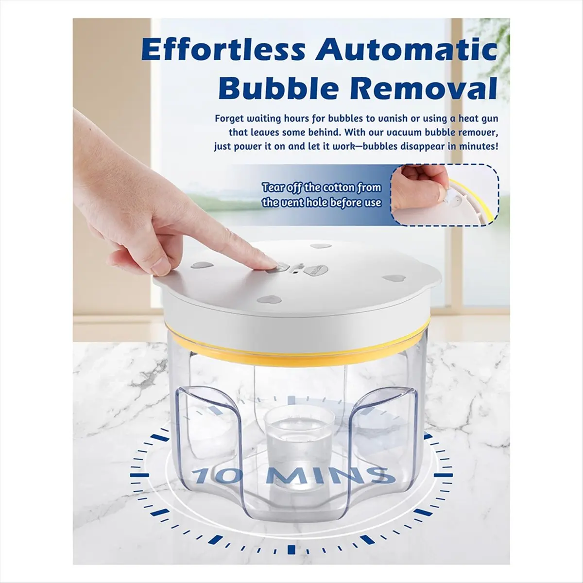 

*X07A Средство для удаления пузырей из смолы 95 кПа Вакуумное средство для удаления пузырей из смолы Средство для удаления пузырей из смолы Инструменты и аксессуары для домашней уборки Вилка стандарта США