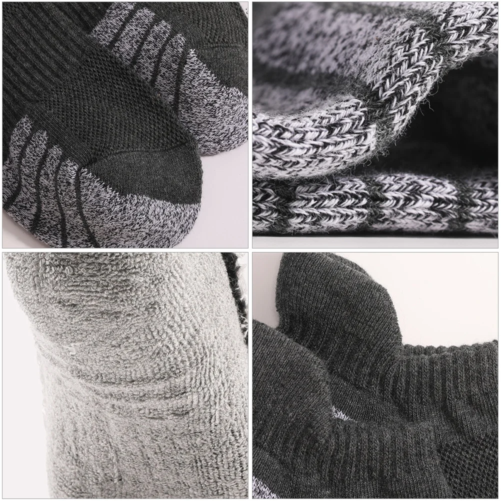 6 pares de meias de corrida antiderrapantes de algodão de alta qualidade respirável confortável para esportes ciclismo jogging treino meias tornozelo