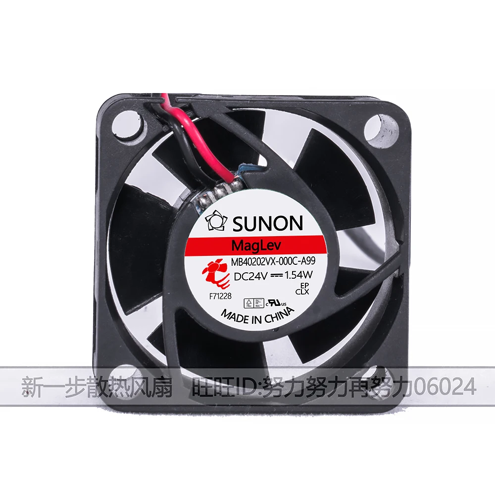 Ventilador de refrigeración silencioso para SUNON MB40202VX-000C-A99 24V DC 1,54 W, nuevo, Original, 4020, 4CM, 40x40x20mm