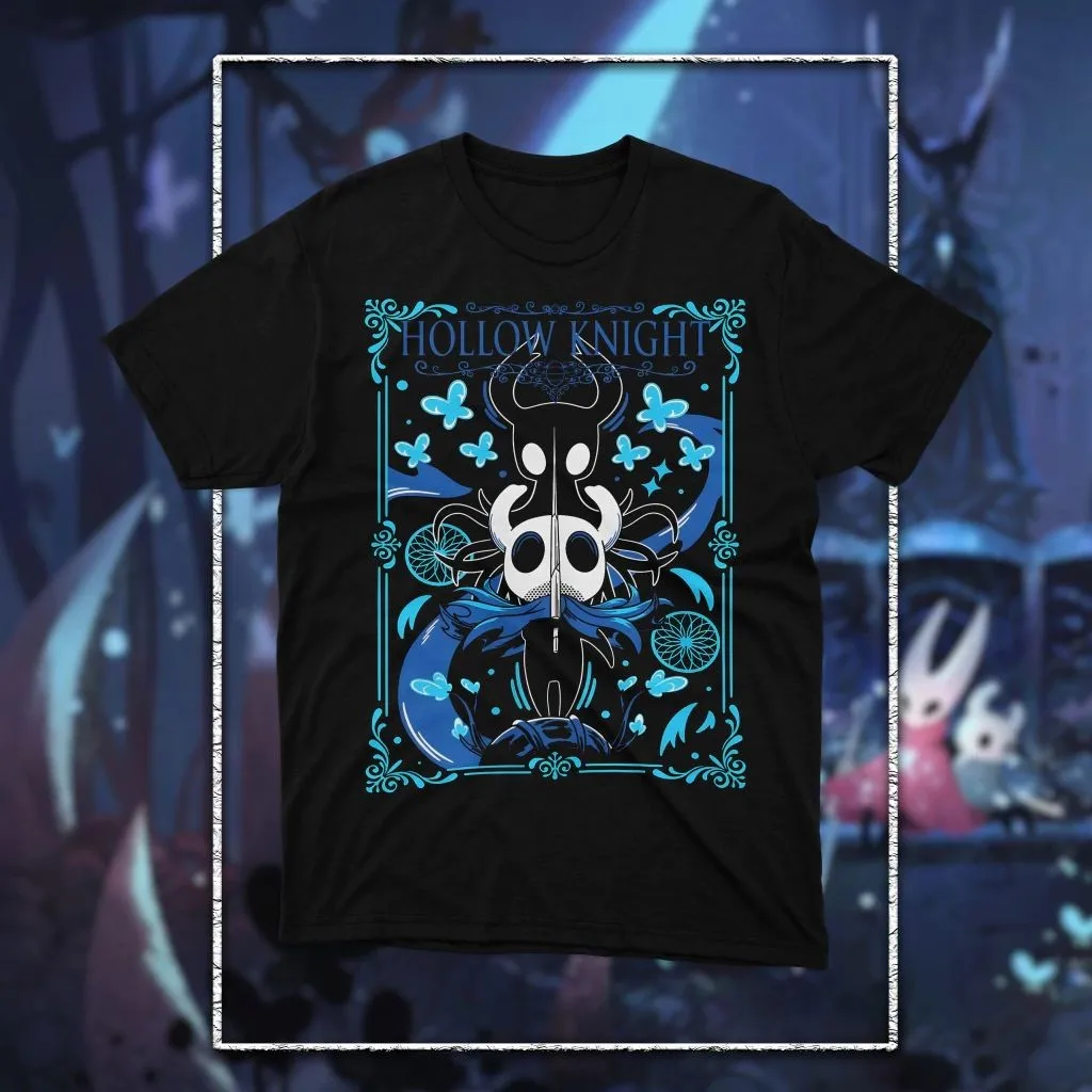 أزياء الكرتون الساخن لعبة تي شيرت عارضة فضفاض أعلى الرجعية Y2K شارع العليا تي شيرت الجوف فارس Silksong الجرافيك تي شيرت للجنسين #3