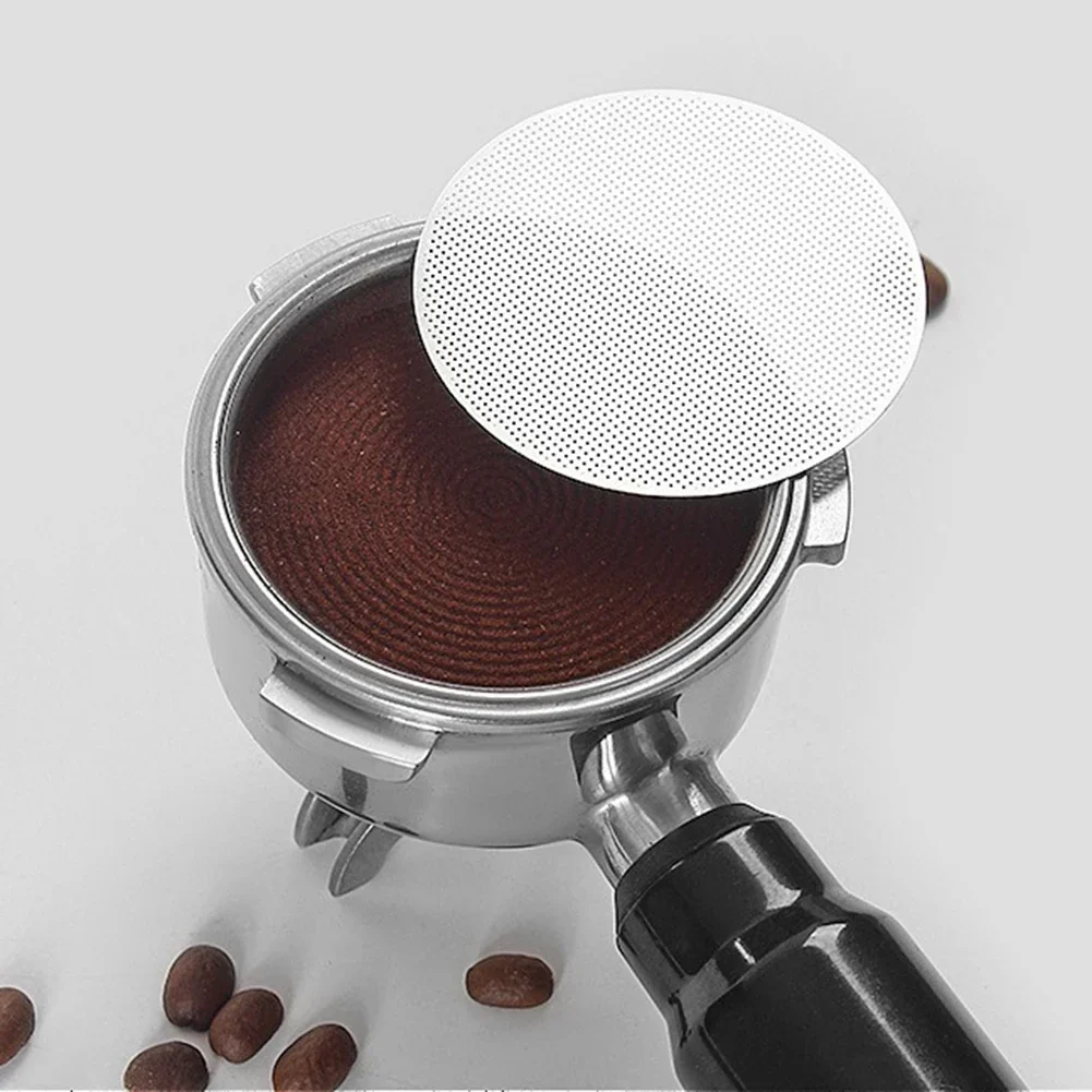 51/53/58mm Espresso Puck Screen Coffee Screen Mesh Heat Resistant Mesh Porta Filters Barista Coffee Making Puck Screen