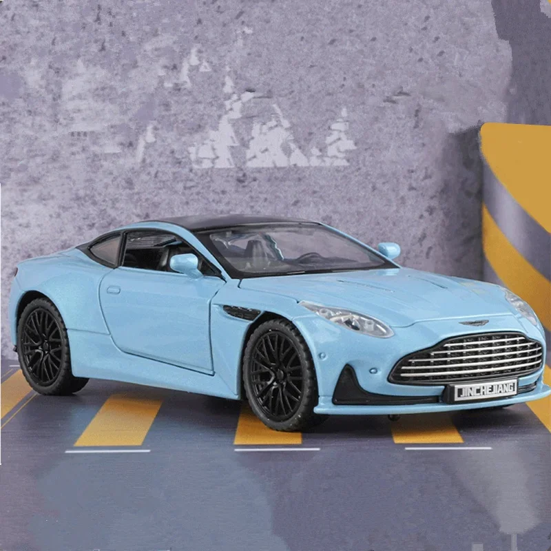 1/32 DB12 GT 쿠페 합금 스포츠카 모델 다이캐스트 금속 레이싱 차량 자동차 모델 시뮬레이션 소리와 빛 어린이 장난감 선물