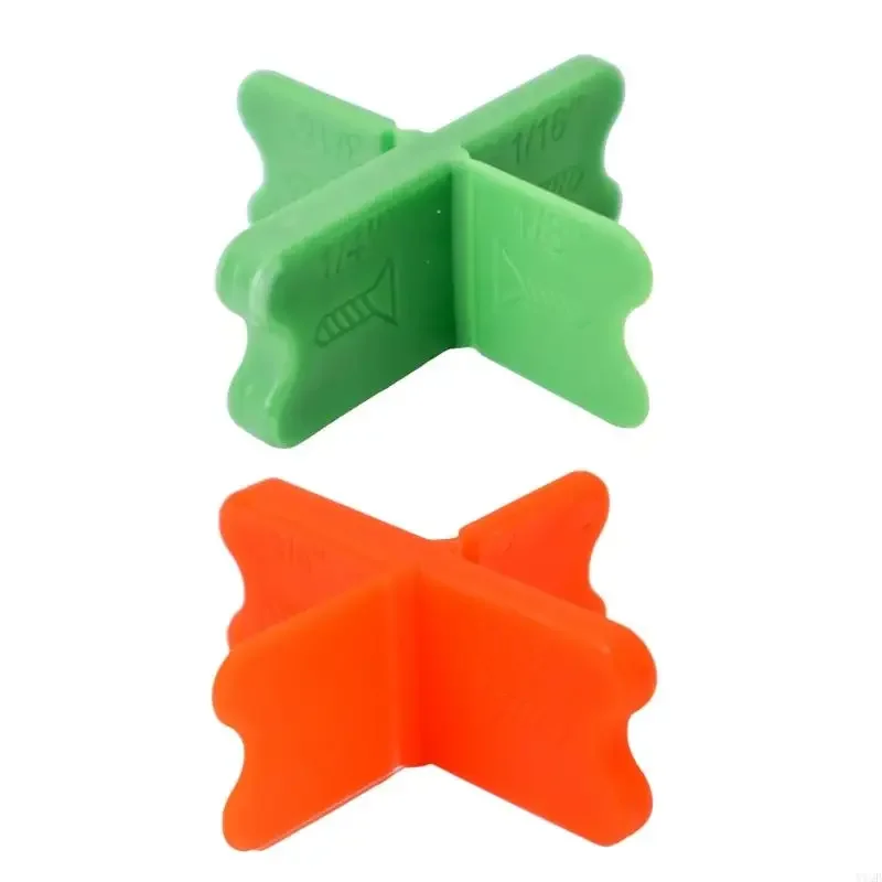 4pcs Spessore distanziatori del ponte in plastica 4thichnesses Scapacer della scheda per pavimentazione Strumento della