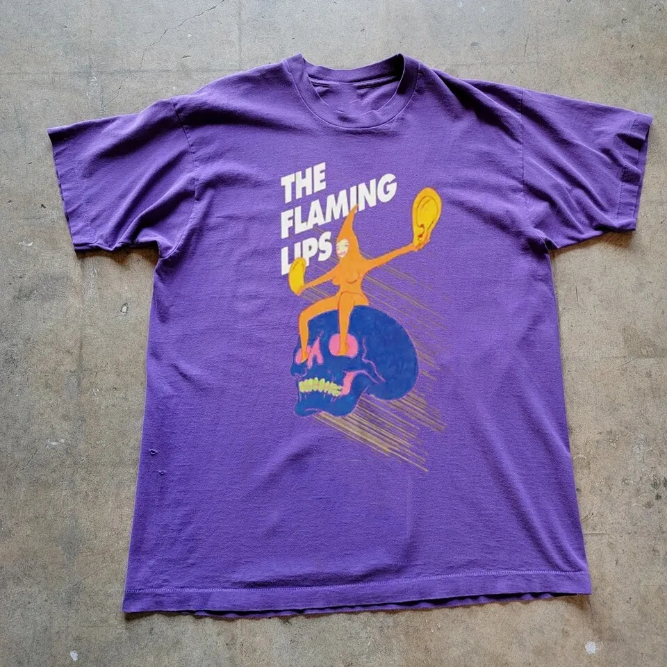 The Flaming Lips Band Skull Rider T Shirt Size S-5XL FH808
