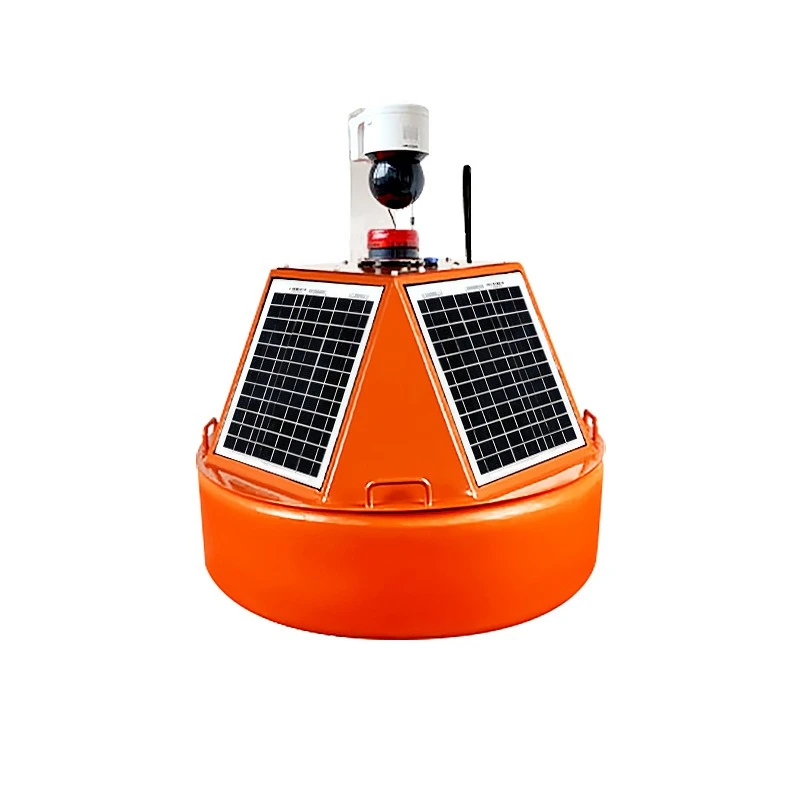 Monitoreo en línea de mago de calidad del agua, turbidez de nitrógeno amoniaco de bacalao de boya, fuente de energía solar