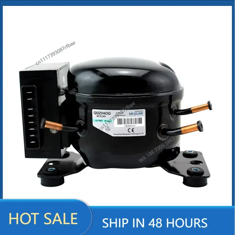 High Quality Small R134a Refrigeration Fridge Compressor Refrigerator Compressor Voltage Range 12 to 24v