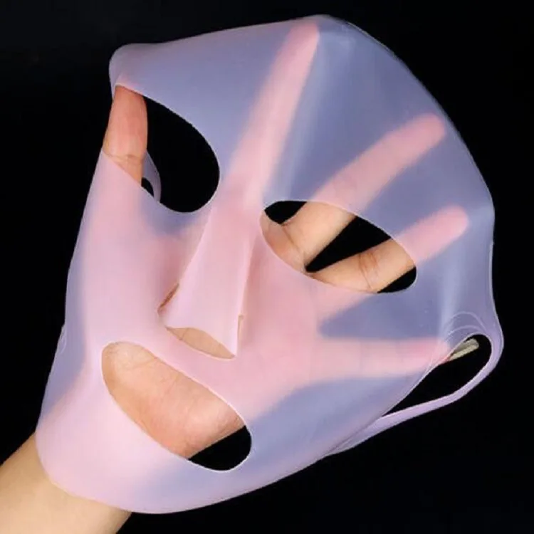 

5/7/10pcs Reusable Silicone Mask Cover Face Hydrating Moisturizing Mask for Sheet Prevent Evaporation Steam