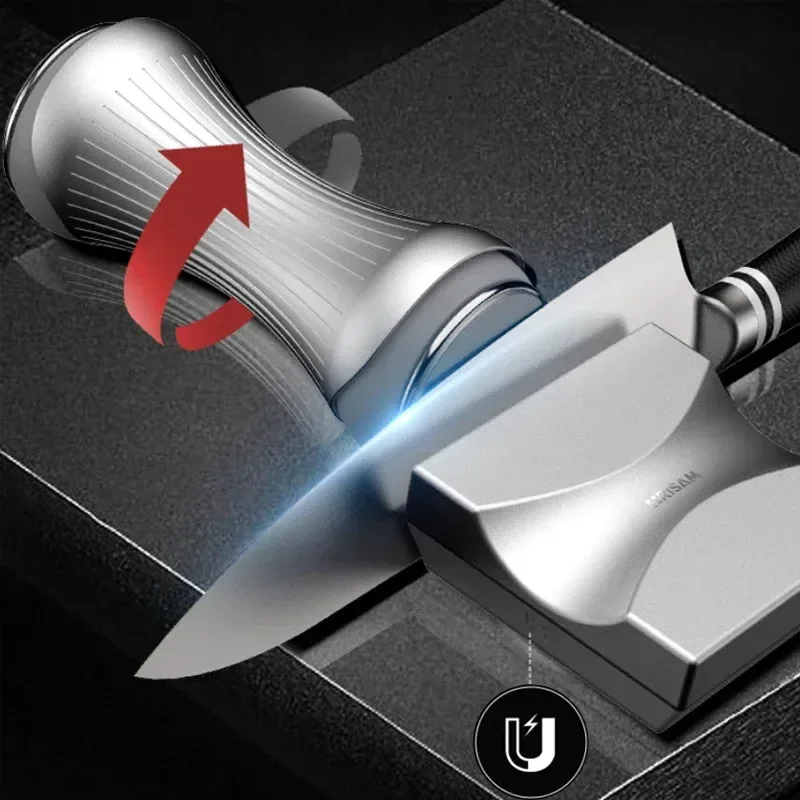 RISAM Rolling Knife Sharpener Fixed Angle Knife Sharpener System Kit With Tumbler Diamond Grinding Stone Grinding Apparatus Sets