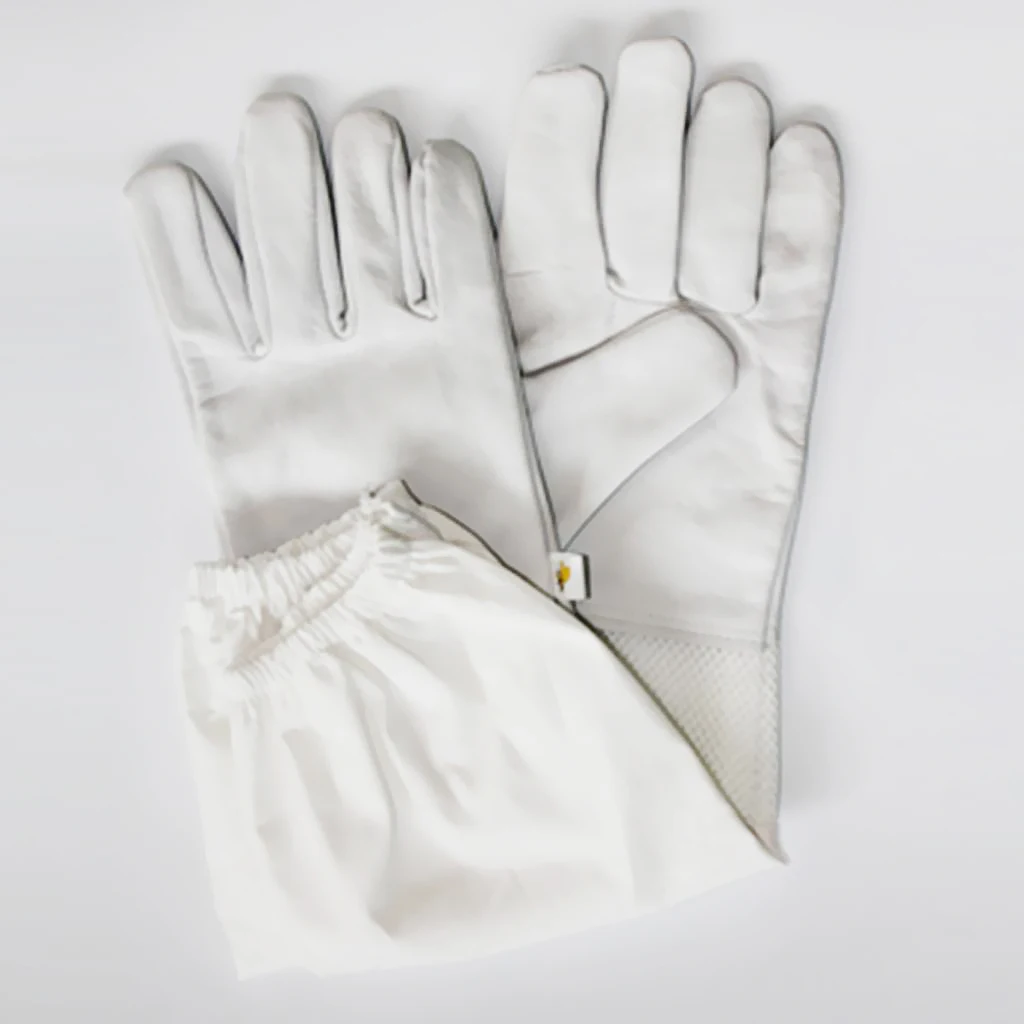 

Durable Protective Beekeeping Gloves Goatskin Bee Keeping Gloves with