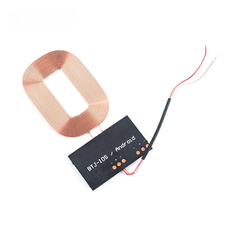 Wireless charger receiver module PCBA board coil universal qi Android modified built-in patch scheme