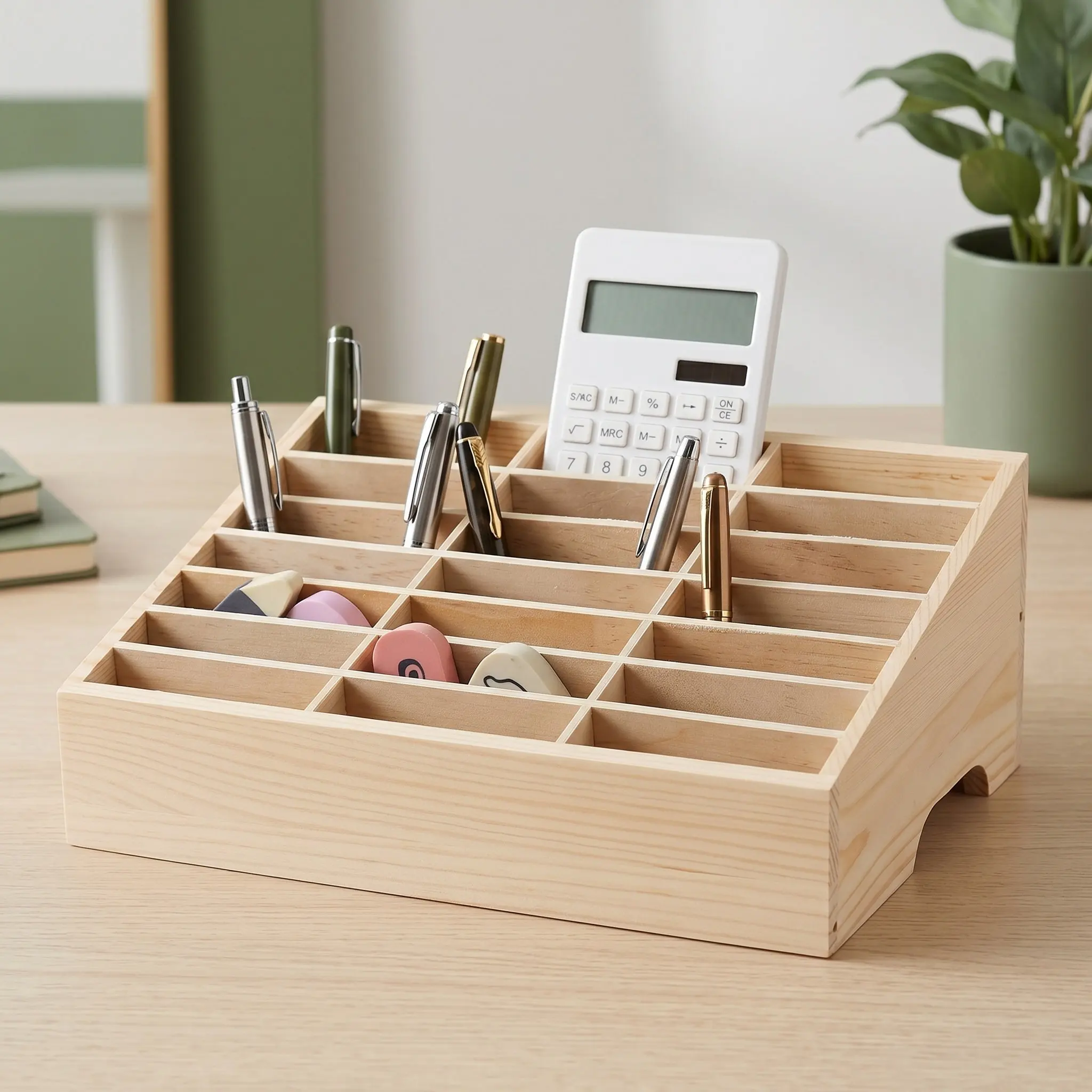 multi-grid-wooden-phone-display-rack-temporary-storage-holder-for-mobile-devices-desktop-table-cell-phone-organizer-elegant