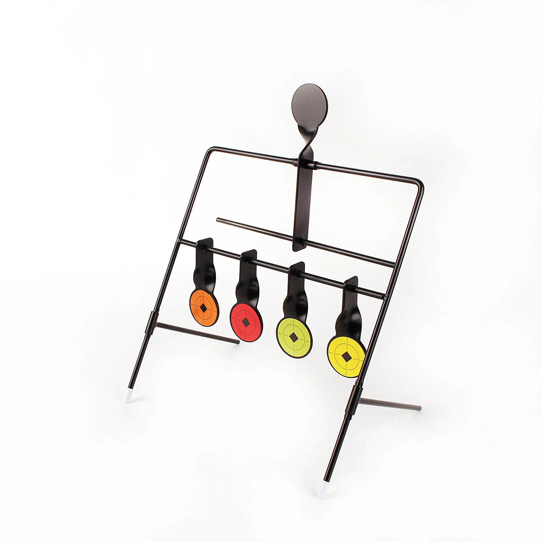 Metal Auto Reset Target for Airsoft Shooting Training Tactical Exercise Slingshot Practice Tool for BB Water Eva Soft Ball view 2