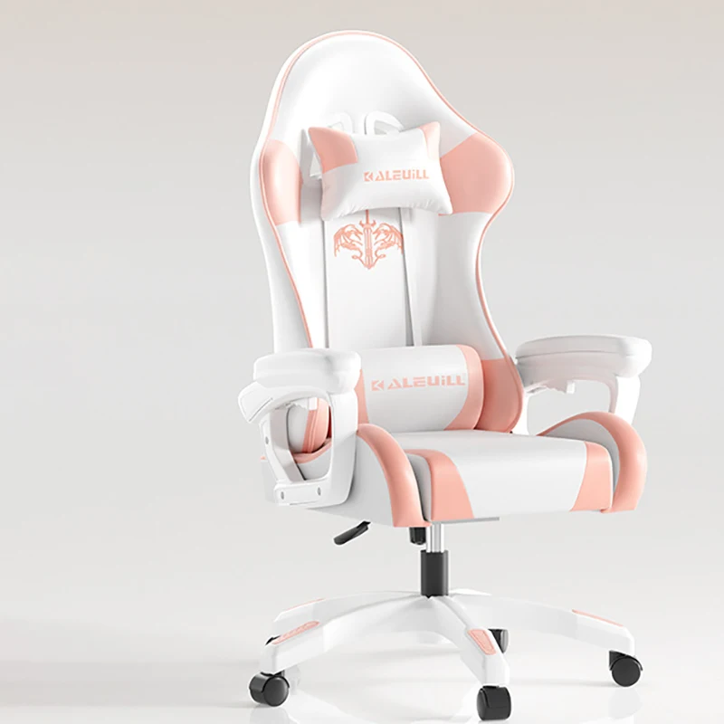 Cushions Adjustable Headrest Office Chair Upgrade Gamer Computer Office Chair Aesthetic Revolving Fotel Do Biurka Furniture