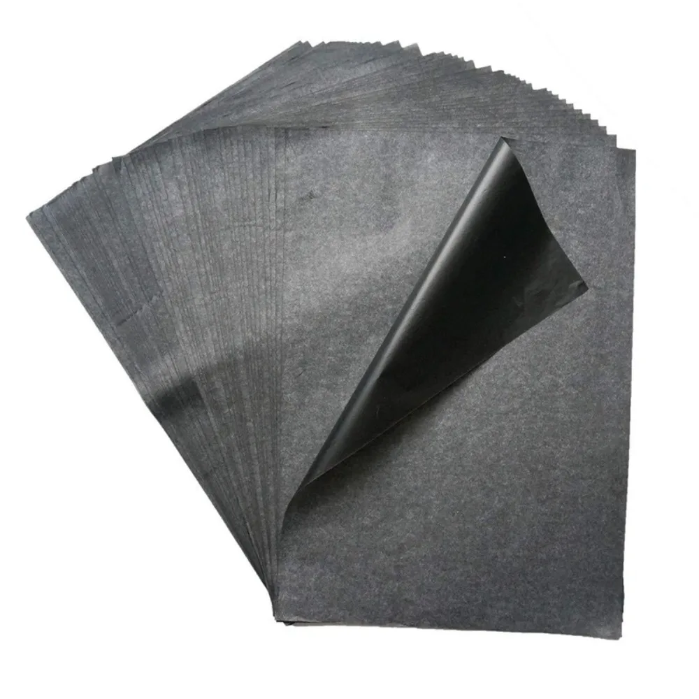 Tracing Paper Carbonless Copy Paper Graphite One-side Drawing Carbon Paper Reusable Black Blue Reusable