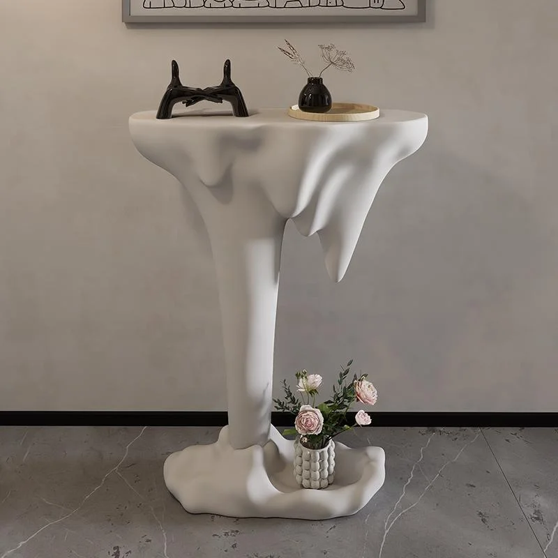 

Modern Simple Luxury Small Size Narrow Entrance Console Table Corner Table Classic Design Style Home Furniture