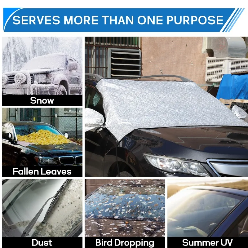 Cotton Lint For 2011-2024 Porsche Cayenne /2014 Acura RDX Snow Barrier Outdoor Waterproof UV Snow Dust Resistant Protection UV 4