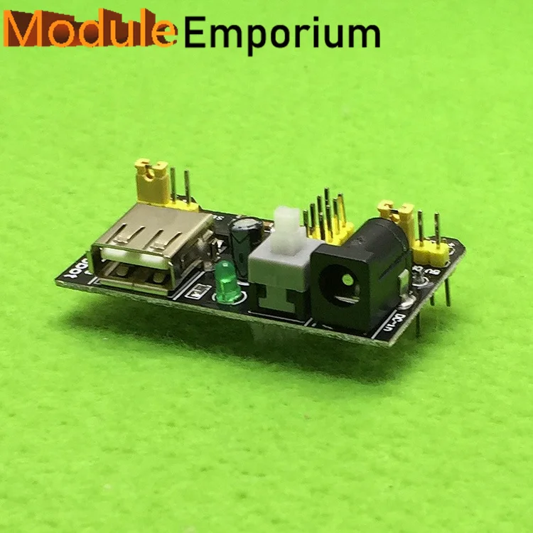Módulo de alimentação especial para placa de pão MB102 compatível com 5,5 V 3,3 V
