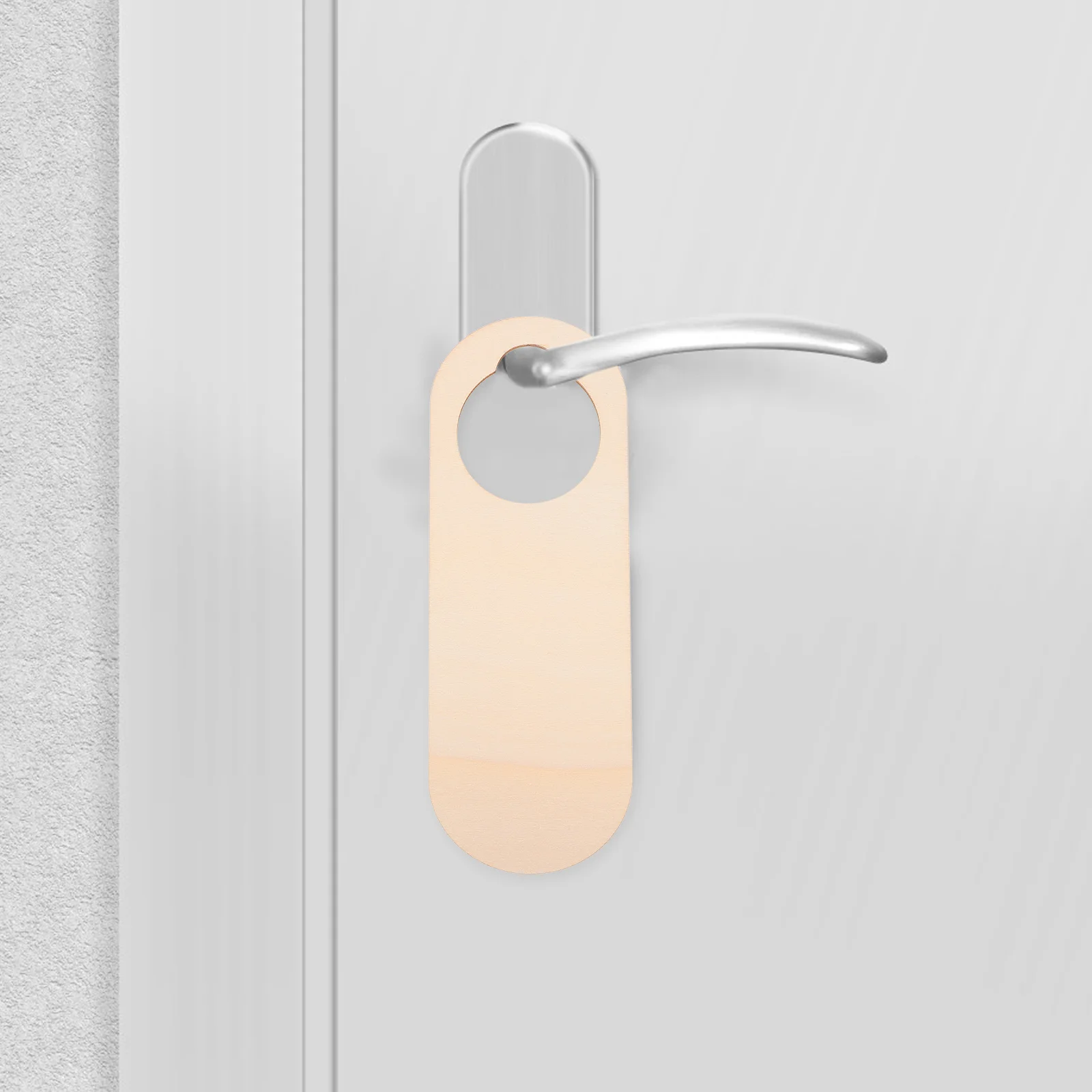 علامة خشبية معلقة مقبض الباب اللوحة 10 قطعة علامة خشبية طبيعية لتقوم بها بنفسك لا تزعج ديكور الغرفة #4