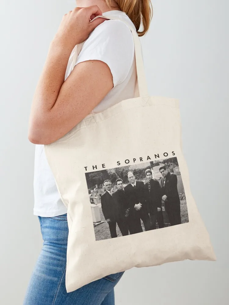 

The Sopranos - Retro Tote Bag sacs de shopping bag luxury women Women bags university shopper bag
