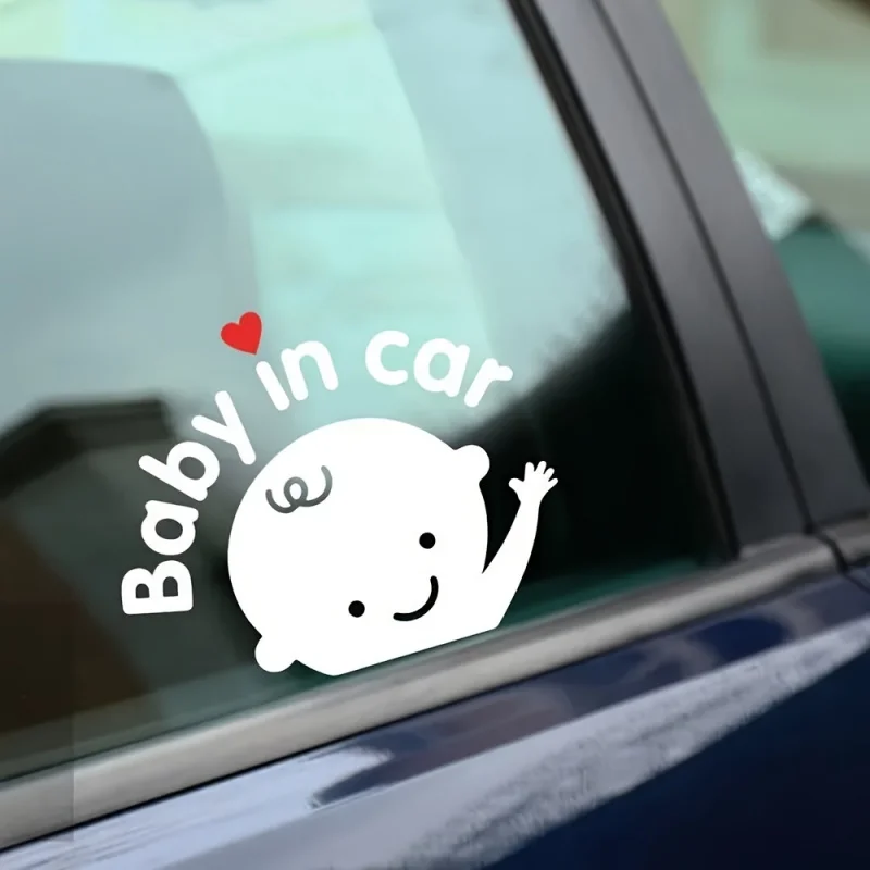 

Cartoon Glass Car Windshield Sticker Cute Waterproof Car Decal