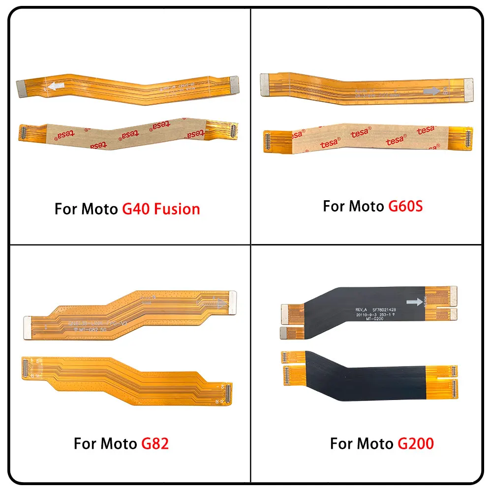 10 Pcs Main Board Motherboard Connector Flex Cable For Moto G53 G60S G82 G200 G40 Fusion Edge 20 Lite Edge 30 Neo