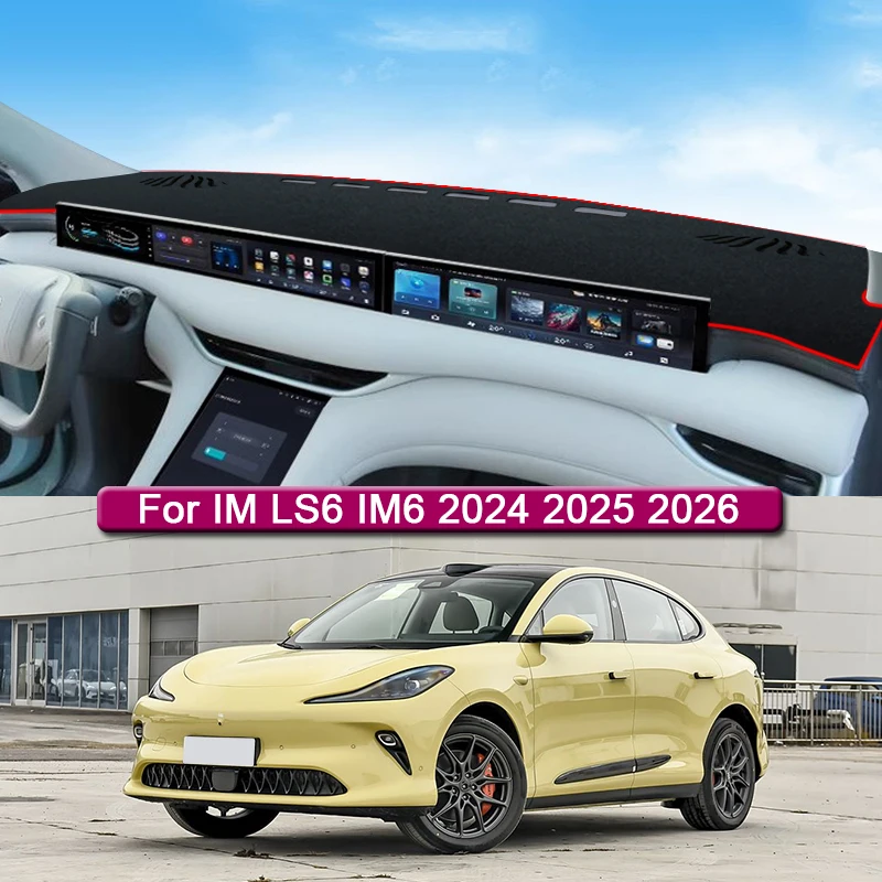 

Car Styling For IM LS6 IM6 2024 2025 2026 Car Dashboard Protective Mat Shade Cushion Pad Rose Carpet Mat Cover Auto Accessories