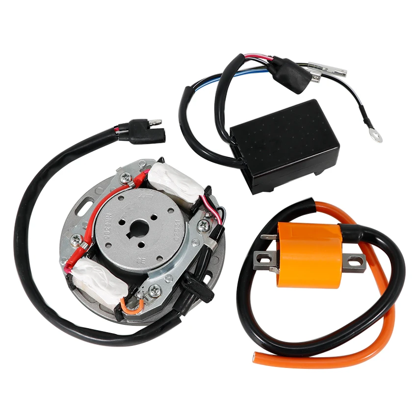 Катушка статора генератора зажигания мотоцикла CDI для Suzuki RM80 RM85 RM125 TM125 RM250 RM370 RM400 RM465 RM500 OEM: 32900-20420