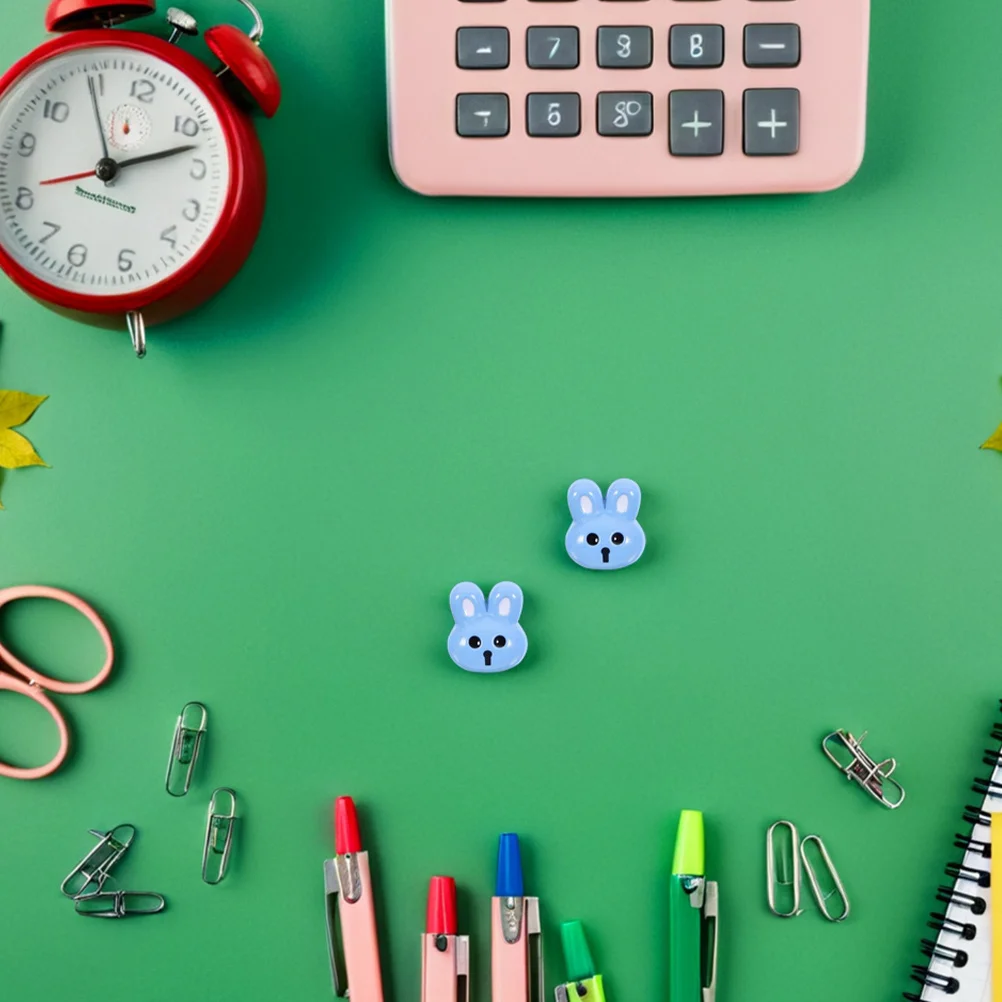 Boutons de lapin en résine 3D, 10 pièces, mignons boutons en forme de petit Animal pour bricolage, couture de vêtements, artisanat, Scrapbooking