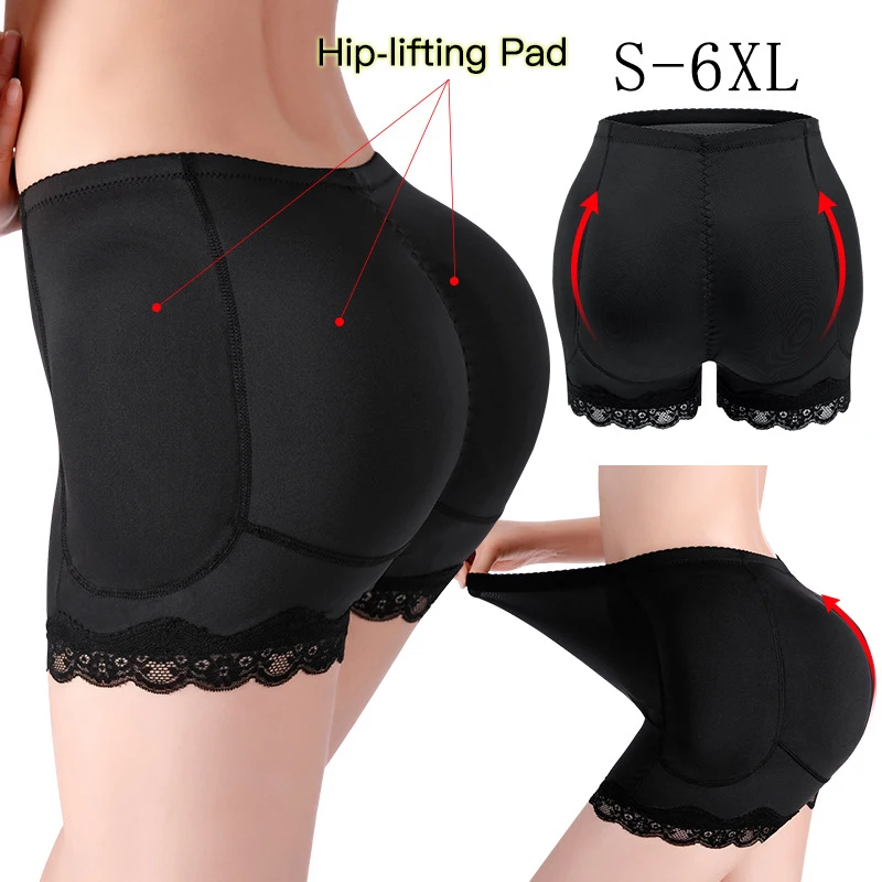 Seamless Padded Panties For Women Hip Dips Pads Shapewear Fake Ass Butts Lifter Enhancement With Foam Big Butt Lifting Shorts