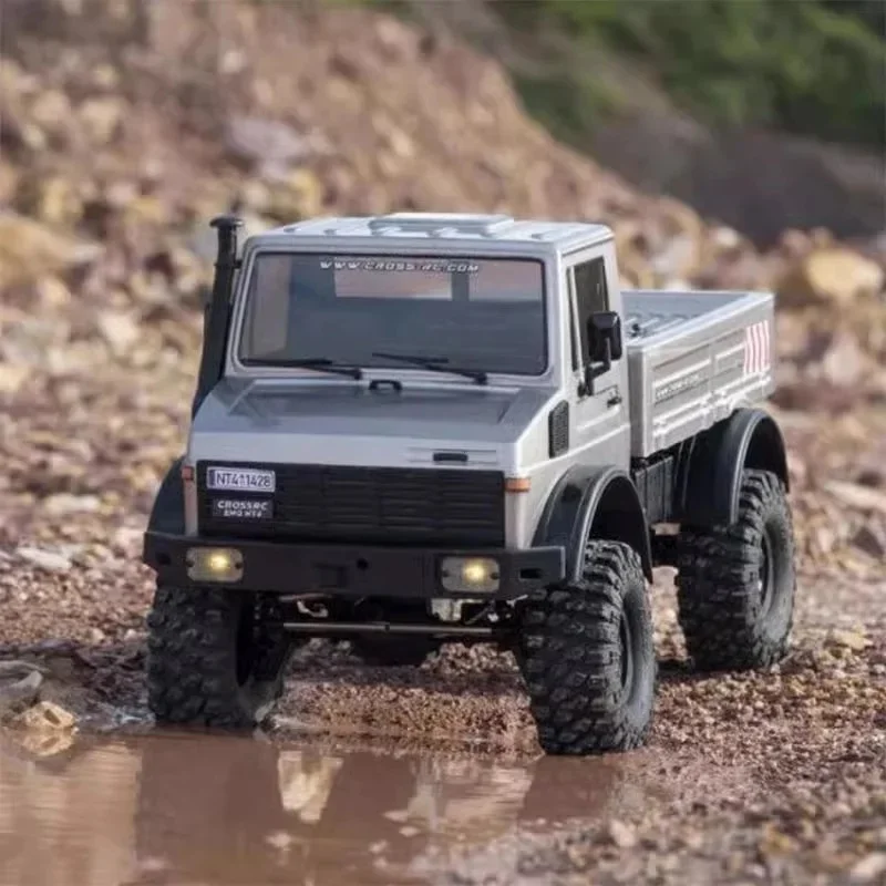 CROSSC RC Electric Model Car 1/10 EMO NT4 Simulation Unimog 4X4 Off Road Climbing Vehicle Differential Lock High Low Speed RTR