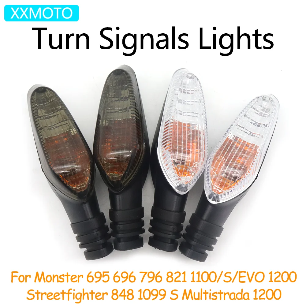 Luces intermitentes para motocicleta DUCATI Monster 695 696 796 821 1100 S EVO 1200 Streetfighter 848 1099 S Multistrada 1200