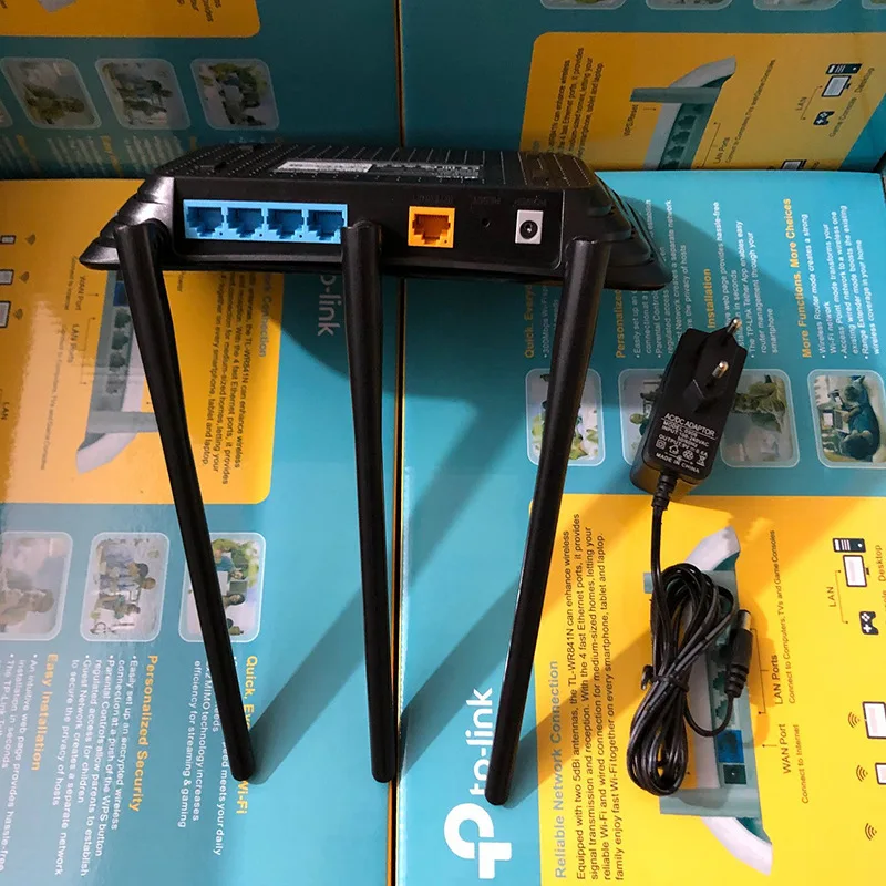 Imagem -05 - Tp-link-roteador Doméstico sem Fio com Antenas Externas Rede de Alta Velocidade Através da Parede Versão em Inglês 450m Tl-wr940n N300