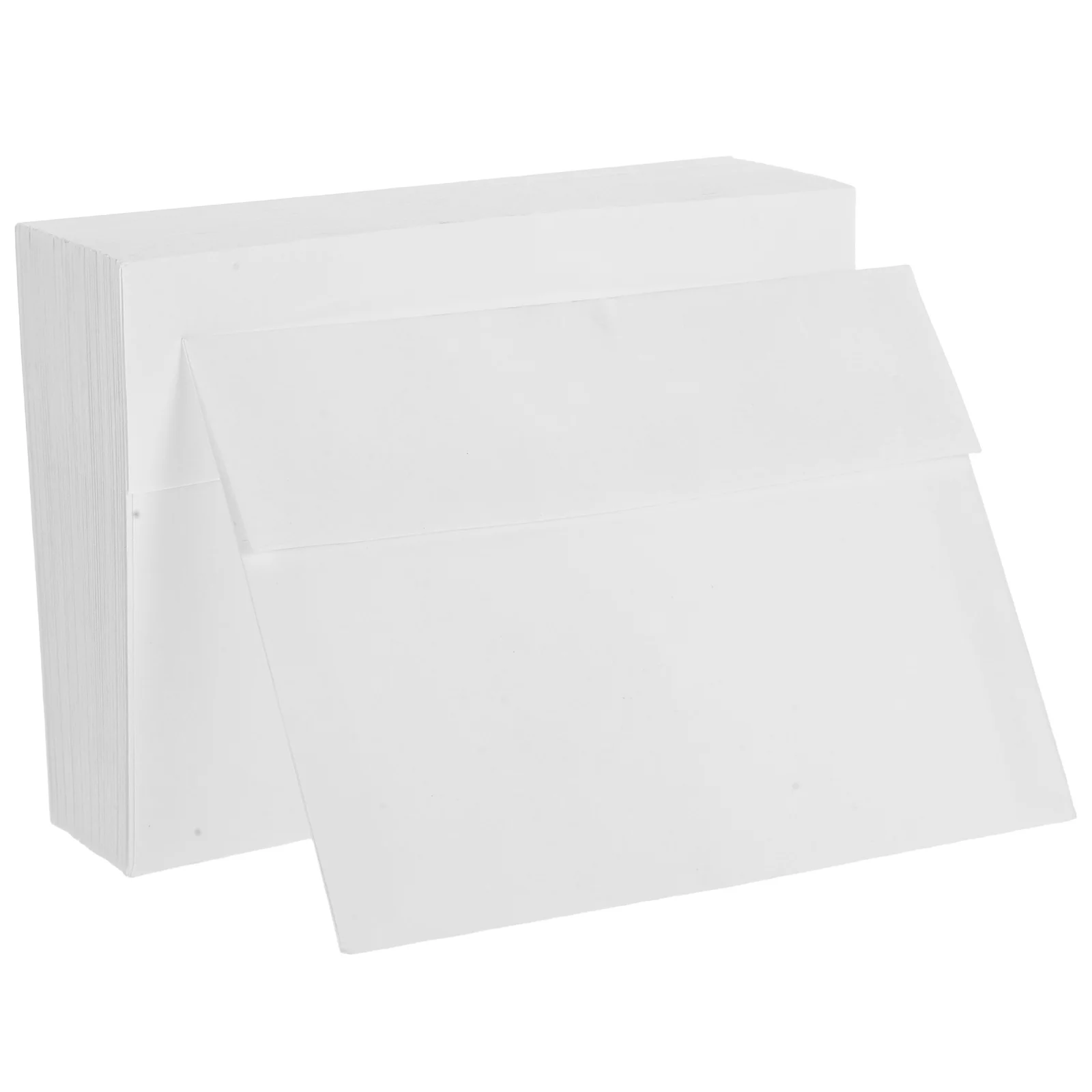 

50Pcs White Blank Envelopes Self Adhesive Thick Paper Wedding Invitation Cards Mailing Money Envelopes Document Envelope